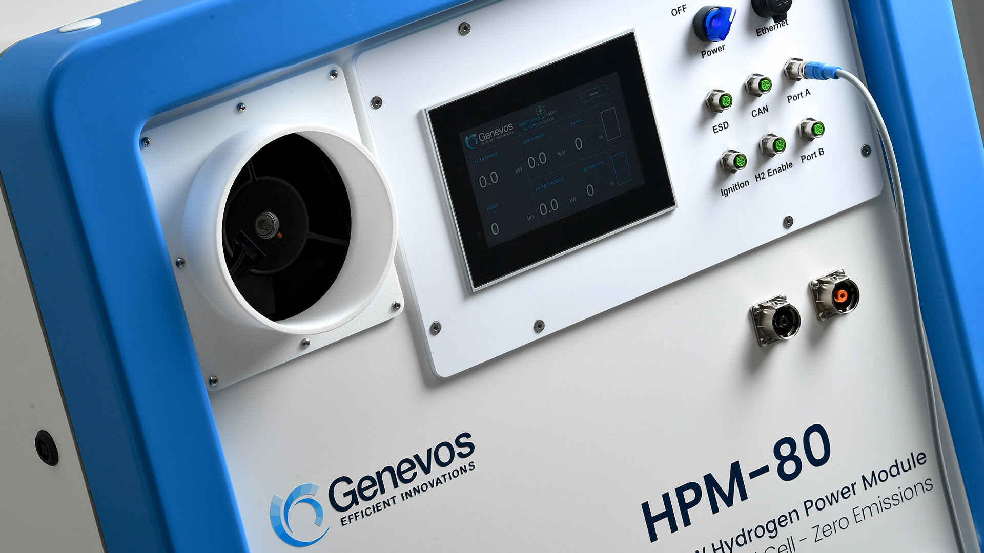 Genevos Marine Fuel Cell 80 kW User Interface